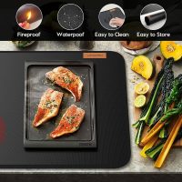 Fireproof Stove Cover, Heat Resistant Stove Top Covers for Electric Stove, 30x21 Inch Glass Stove Top Cover Oven, Waterproof Cooktop Cover, Electric Stove Top Cover Mat, Glass Stove Top Protector - Image 3