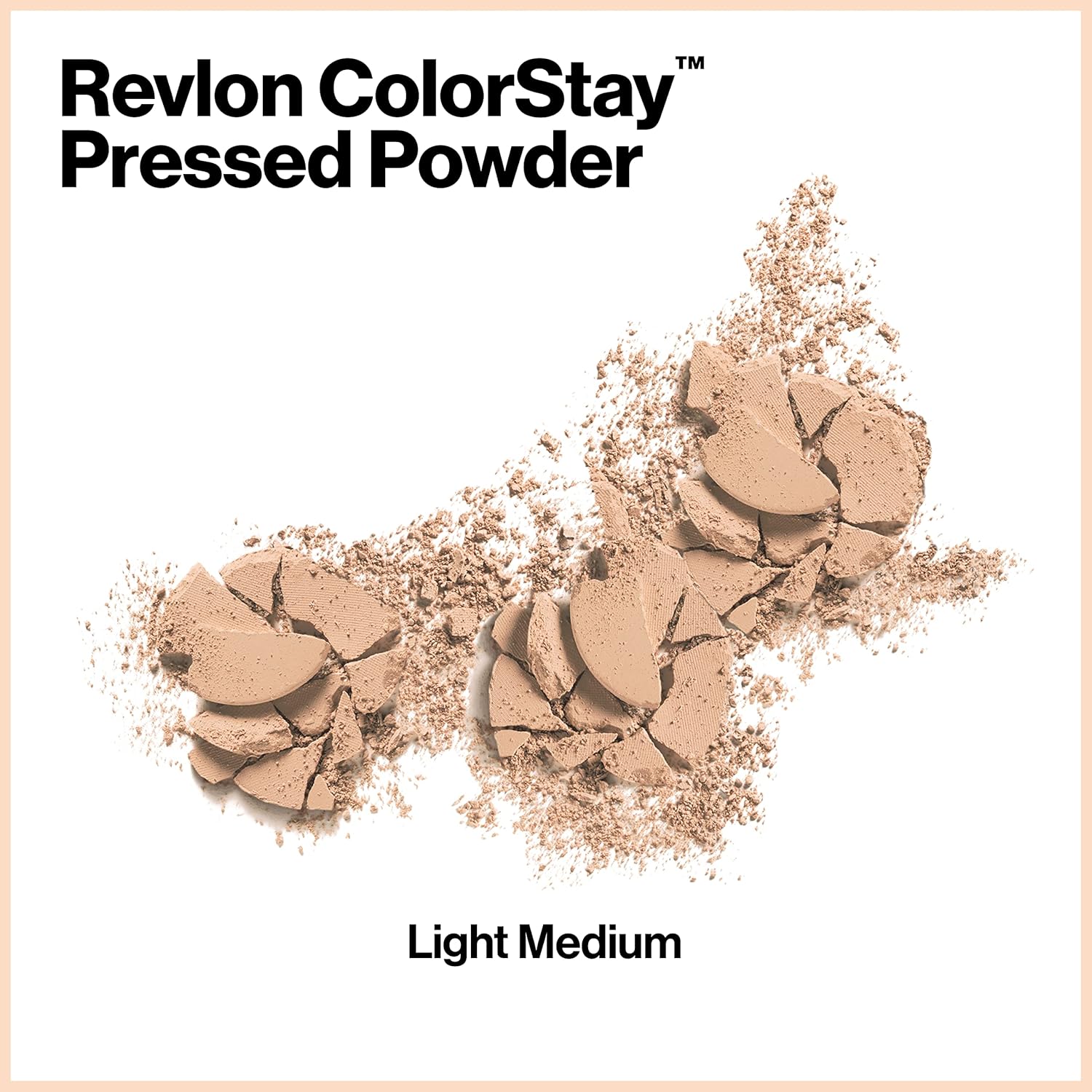 Revlon ColorStay Pressed Powder Face Makeup, Longwearing, Fragrance-Free, Noncomedogenic, 830 Light Medium, 0.3 oz - Image 2