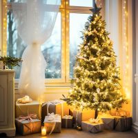 JMEXSUSS Connectable Warm White String Lights Indoor Bedroom, 8 Modes Christmas String Light Plug in Classroom Lights, 33ft 100 LED Fairy Twinkle Light Outdoor for Classroom Christmas Tree Decor - Image 6