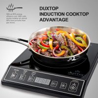 Duxtop 1800W Portable Induction Cooktop Countertop Burner, Black 9100MC/BT-M20B - Image 7