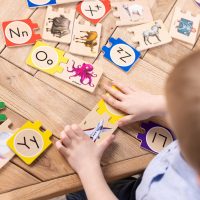 Melissa & Doug Self-Correcting Alphabet Wooden Puzzles with Storage Box (52 pcs) ABC Puzzles, Wooden Alphabet Puzzle for Kids Ages 4+ - Image 8