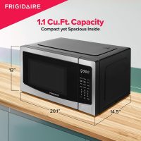 FRIGIDAIRE Stainless Steel Microwave Oven, Multi Function, Programmable, 1.1 Cu Ft 1000-Watt - Image 5