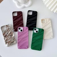 Caseative for iPhone 14 Case,Water Ripple Pattern Curly Wave Shape Soft Phone Case (Wine Red) - Image 7