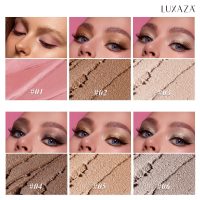 Neutral Eyeshadow Stick Makeup 6PCS Set, Brown Nude Metallic Shimmer Matte Cream Eye Shadow Palette Eyeliner Brightener Pencil Crayon, Halloween Makeup - BROWN CANYON - Image 2