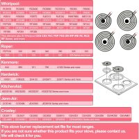 Upgraded MP22YA 4 Pack Electric Range Burner Element Unit Set, 2 x MP15YA 6" and 2 x MP21YA 8" Stove Burners Replacement for Kenmore, Hardwick, Maytag, Norge Whirlpool Electric Range Stove - Image 4