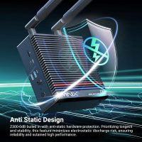 MINIX Fanless Windows 11 Pro Mini PC, Intel 12th Gen N300, NEO Z300-0dB 16GB DDR4, 512GB M.2 PCIe Gen3 x 4 SSD Micro Desktop Computer, 4K Dual Display/2.5G LAN, for Business Home Office Multi-Tasking - Image 3