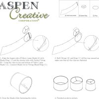 Aspen Creative 38301, Contemporary Design Collapsible Drum Spider Shade, 12" Top x 12" Bottom x 8" Height, Oatmeal Linen - Image 7