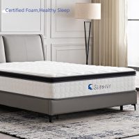 12 Inch Queen Size Hybrid Mattress - Medium Firm, Memory Foam & Pocket Springs, Motion Isolation, Edge Support, Pressure Relief, Ships Compressed - Image 7