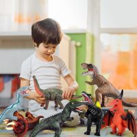7 Piece Jumbo Dinosaur Toys Big Dinosaur Toy for Boys Realistic Giant Dinosaur Toys for Kids 3-5 - Perfect Dinosaur Gifts for Kids - Image 6