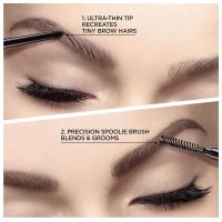 L'Oreal Paris Makeup Brow Stylist Definer Waterproof Eyebrow Pencil, Ultra-Fine Mechanical Pencil, Draws Tiny Brow Hairs and Fills in Sparse Areas and Gaps, Dark Brunette, 0.003 Ounce (Pack of 1) - Image 2