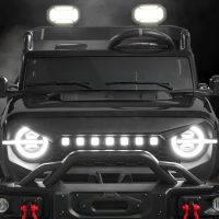 Best Choice Products Kids 24V 2-Seater Electric Ride On Car Truck w/ 132lb Weight Capacity, Parent Control, Bluetooth, LED Lights - Black - Image 9