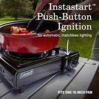 Coleman Classic 1-Burner Butane Stove, Portable Camping Cooktop with Carry Case & InstaStart Ignition, Adjustable Burner with 7650 BTUs of Power for Camping, Grilling, Tailgating, & More - Image 5