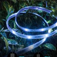 Govee Outdoor LED Strip Lights, 98.4ft Smart Outdoor Lights Work with Alexa and Google Assistant, App Control, IP65 Waterproof, RGBIC Lights for Patio, Eave, Party Decorations - Image 4