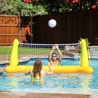 Intex 56508EP Inflatable Floating Swimming Pool Toys Volleyball Game, Green - Image 4