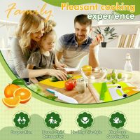 Chanking 13 Pieces Kids Knife Set for Real Cooking Child-Friendly Plastic Chef Tools, Montessori Kitchen Toys, Gifts for Boys and Girls Ages 3+ - Image 4