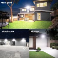 Onforu 80W Flood Lights Outdoor, 8000lm Bright LED Work Light with Plug, 6500K Daylight White LED Flood Lighting, IP66 Waterproof Security Yard Lights for Garage Stadium 2 Pack - Image 7