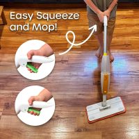 Quiggly Toy Spray Mop for Kids - Toddler Cleaning Set with Real Water Sprayer - Montessori Cleaning Set Mini Sweeper - Educational and Fun Kids Mop - Squeeze and Spray - Image 4