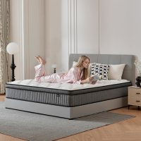 12 Inch Queen Mattress in a Box, Hybrid Cooling Gel Memory Foam & Pocketed Coils, Medium Firm, CertiPUR-US Certified, Pressure Relief, Motion Isolation - Image 3