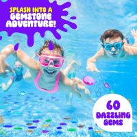 Dan&Darci Pool Gem Hunt Diving Game for Kids - Pools Toys for Kid Ages 6 7 8 9 10 11 12 Year Old - Water Games Swimming Dive Toy - Gifts for Girls, Boy Ages 6-8, 8-12, Summer Fun - Image 8