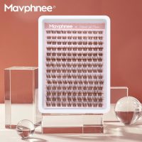 Brown Lash Clusters Natural Lash Extensions Wispy Eyelash Clusters 154 Pcs C-Curly Lashes Clusters for Everyday Wear Beginner Friendly Dark Brown Cluster Eyelash Extensions by Mavphnnee - Image 8