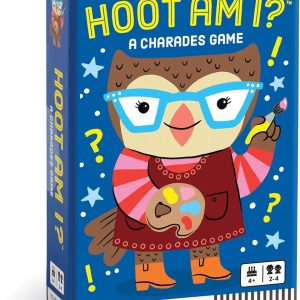 Mudpuppy Hoot Am I! – an Adorable Version of Classic Charades Game with Fun and Easy to Recognize Characters for Children