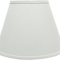 Aspen Creative 32682 Transitional Empire Shape Spider Construction Lamp Shade, White, 7" Top x 13" Bottom x 9-1/2" Slant Height - Image 3