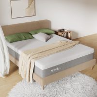 Novilla Queen Size Mattress, 12 Inch Gel Memory Foam Mattress for Cool Night & Pressure Relief, Medium Plush Feel with Motion Isolating, Bliss - Image 2