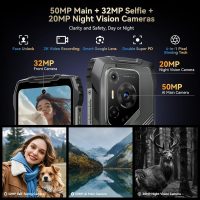 OSCAL Pilot 3 Rugged Phone (2025)|Rugged Smartphone 5G For T-Mobile| 36GB RAM| 256GB/2TB ROM| Dimensity 6300 Chip| Android 15| IP69K| 6.78"HD |120Hz| 50MP| 33W Charge |Dual SIM | NFC | 2Year Warranty - Image 9