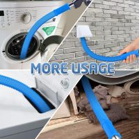 2 Pieces Dryer Vent Cleaner Kit Compatible with All Vacuum Cleaner, Dryer Lint Brush and Vacuum Hose Attachment with Stretch Universal Connector, Quickly Lint Remover - Image 3
