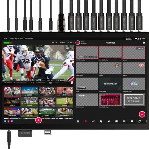 YoloLiv YoloBox Extreme, 4K NDI All-in-One Live Streaming Equipment with 8 HDMI Inputs, 2 HDMI Out, ISO Recording, for Facebook, YouTube, RTMP, SRT