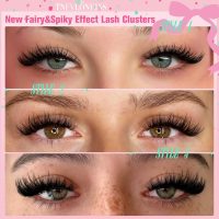TNFVLONEINS Lash Clusters Wispy Eyelash Clusters Spiky Individual Lashes Clusters D Volume Cluster Eyelash Extensions DIY Lash Cluster Extension Thick Eye Lash Cluster (10-16MM,3 Styles) - Image 2