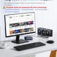 8K Gaming Mini PC 11 Pro, Ryzen 7 7840HS, GPU Radeon 780M, 32GB DDR5 RAM 1TB M.2 NVME PCIe 4.0 2280 SSD Desktop Computer, Oculink, Triple Display, USB 4.0, WiFi 6E, BT5.2, 2.5 GbE LAN - Image 8
