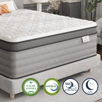 Onlylucky Twin Size Mattress, 12 Inch Hybrid Twin Mattress in a Box with Gel Memory Foam & Pocket Springs for Back Pain Relief, Edge Support & Motion Isolation, Medium Plush, 365-Night Trial - Image 7