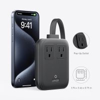Anker Nano Charging Station(67W Max), 6-in-1 USB-C Power Strip for iPhone 16/15 and MacBook, with Flat Plug and 5ft Thin Undetachable Extension Cord,2 AC,2 USB-A,2 USB-C, for Home&Office - Image 3