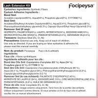 Focipeysa Lash Extension Kit Thick Eyelash Extension Kit 10-18mm Fluff Volume Lash Clusters 200D Individual Eyelashes Kit with Lash Bond, Lash Remover, Lash Applicator, DIY Lashes Extension - Image 8