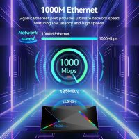 EASYTONE Android 14 TV Box 2025, Android TV Box 14.0 4GB RAM 64GB ROM 1000M Ethernet R69 Plus Smart Box 4K 8K WIFI6 H728 Octa-core 2.4G 5.8G Dual WiFi BT5.0 USB 3.0 - Image 4