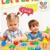 Montessori Toys for 1 2 3 Year Old Boys Girls Gifts, Wooden Shape Sorter Toys for Ages 2-4, Toddler Learning Toy Puzzles Birthday Gift Ages 1-3 - Image 2