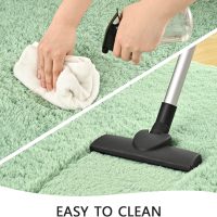 Sage Green Runner Area Rugs for Bedroom Living Room, 2x4 Feet Fluffy Bedside Rugs, Soft Shaggy Carpet Rug for Kids Room Nursery, Furry Rugs for Girls Boys Dorm Room Home Decor - Image 5
