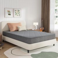 Novilla 6 Inch Twin Mattress, Medium Firmness Twin Mattress for Kids, Inner Spring Hybrid Mattresses in a Box, Motion Isolation & Pressure Relief, CertiPUR-US Certified - Image 9