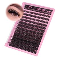 280Pcs Wispy Individual Lashes DIY Eyelash Extensions 8-16MM D-Curly Lash Extensions Lash Clusters 80D Cluster Eyelashes DIY at Home by ALICE - Image 2