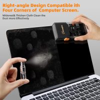 Keyboard Cleaning Kit Keyboard Cleaner, All in One Computer Screen and Laptop Cleaner, Compact Portable Electronic Laptop Cleaning Kit with Soft Brush and Spray for MacBook iPad iPhone Earbud, Black - Image 4