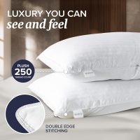 Beckham Hotel Collection Bed Pillows Standard/Queen Size Set of 2 - Original Down Alternative Pillow for Sleeping - Bedding for Back, Stomach or Side Sleepers - Image 5