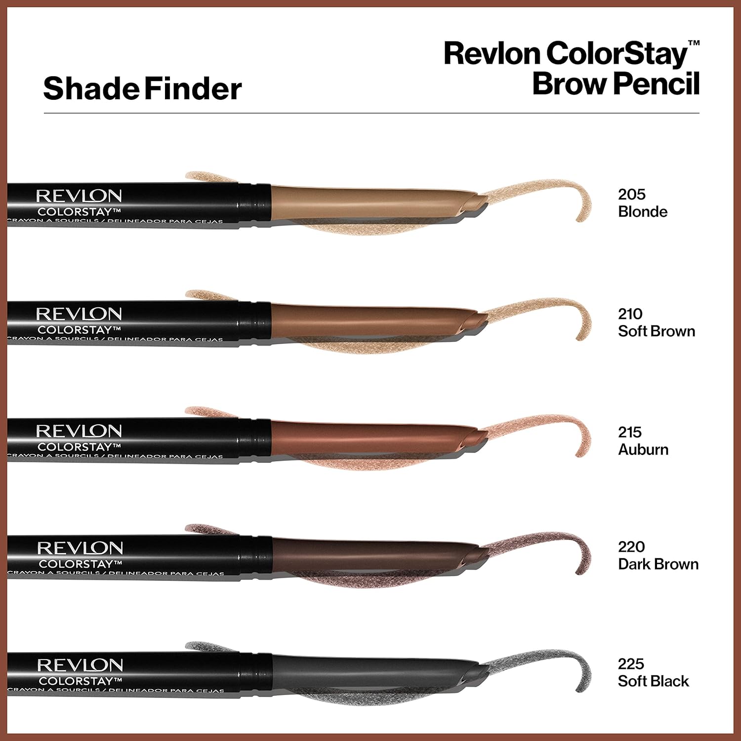 Revlon ColorStay Eyebrow Pencil with Spoolie Brush, Waterproof, Hair-Like Strokes for Natural Looking Brows, 205 Blonde, 0.021 oz - Image 5