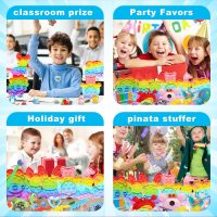 1000 Pcs Kids Party Favors Stocking Stuffers Gifts,Fidgets Toys Pack,Bulk Toys for Carnival Treasure Classroom Prizes Box,Adults Stress Relief Sensory Toys,Pinata Filler, Autism Autistic Children ADHD - Image 5