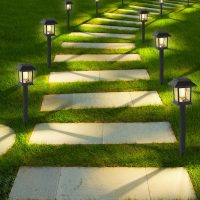 Solar Lights Outdoor,12 Pack Waterproof Auto On/Off Solar Pathway Lights for Your Garden, Landscape, Path, Yard, Patio, Driveway,Walkway Decor - Image 6