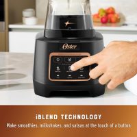 Oster Extreme Mix Blender, 1500 Watt High Speed Blender with 10-Point Blade, 64 oz. with Auto Programs - Image 4