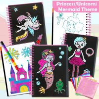 FUNNYB&G Foil Art Craft Activity for Kids - Gift for Girls Crafts for Kids Fun Art Supplies DIY Creative Travel Toy, Birthday Gift Party Favor Toys for Girls Boys 4 5 6 7 8 9 Years Old(Princess) - Image 8