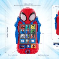 eKids Spidey and His Amazing Friends Toy Phone for Toddler with Built-in Preschool Learning Games, Educational Toys for Activities and Pretend Play, for Fans of Spiderman Gifts - Image 5