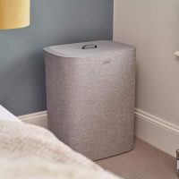 Joseph Joseph Tota 90 liter/23.8 gallon Laundry Hamper Separation Basket with lid, 2 Removable Washing Bags with Handles - Gray - Image 11