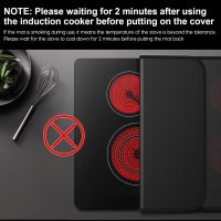 Fireproof Stove Cover, 28.5×20 Inches Electric Stove Top Cover, Heat Resistant GlassTop Stove Cover Protector, Kitchen Flat Stove Top Covers for Electric Stove Black - Image 5